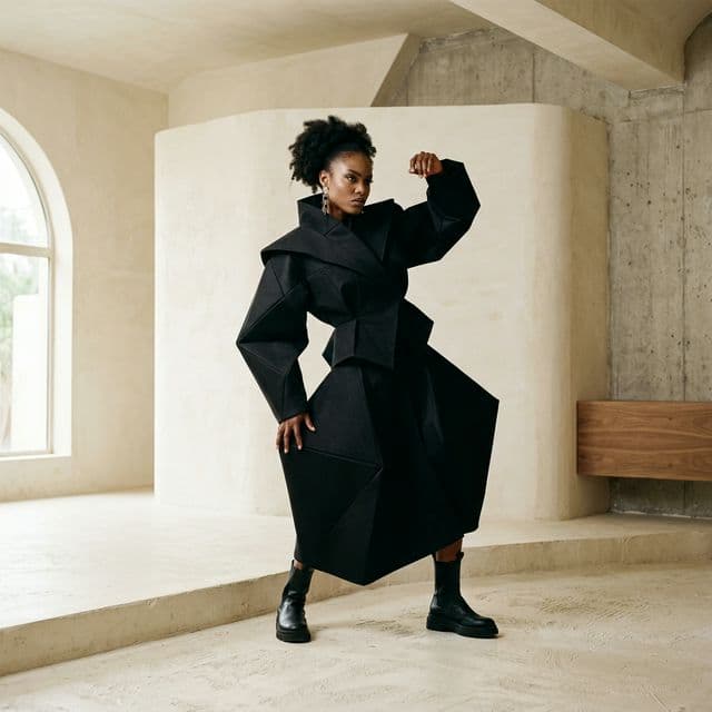 TEN10 Lookbook — Avant-Garde Black