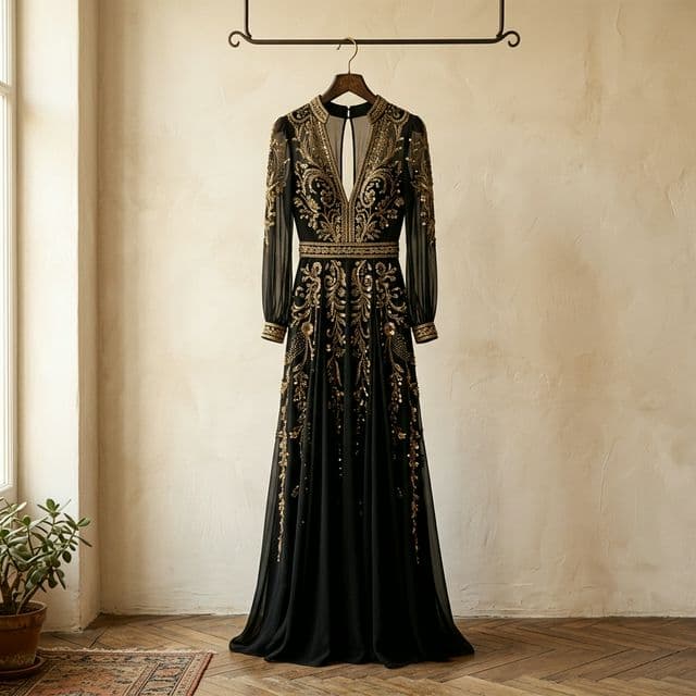 Noir Heritage Gown